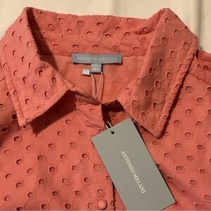 Antonio Melani Patricia Eyelet Dress with alllll of the cutest buttons - size 12